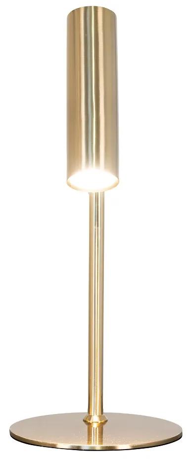 Dizajnová stolová lampa Rapha mosadz