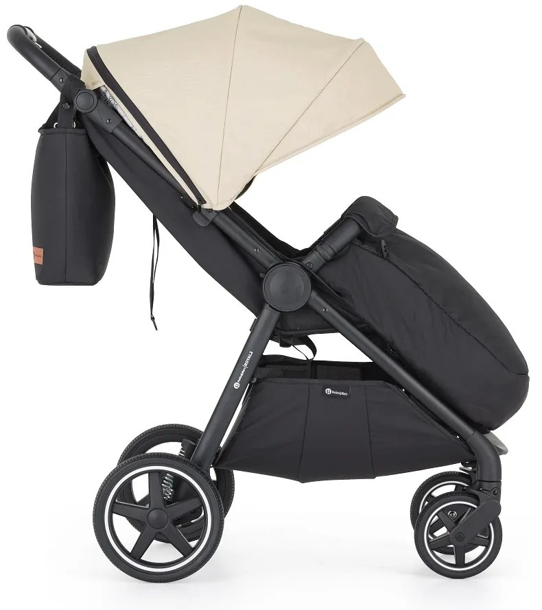 PETITE&MARS Kočík športový Royal 2 Black Sahara Beige