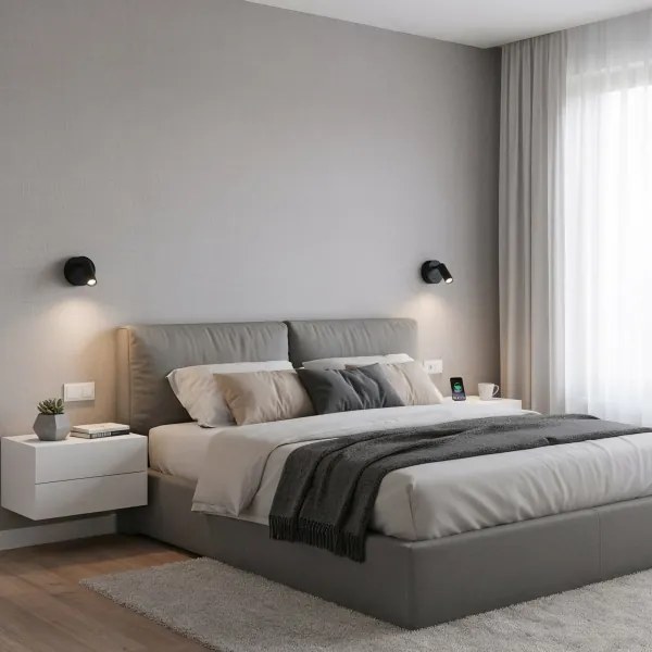 Ideal Lux - LED Nástenné bodové svietidlo BEAN LED/3W/230V CRI 90 čierna