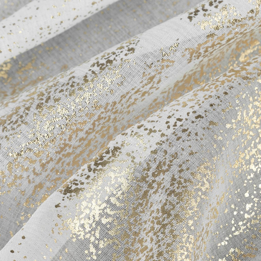 EUROFIRANY VIANOČNÁ ZÁCLONA NA KRÚŽKOCH ELSA 140X250 CM VZOROVANÁ