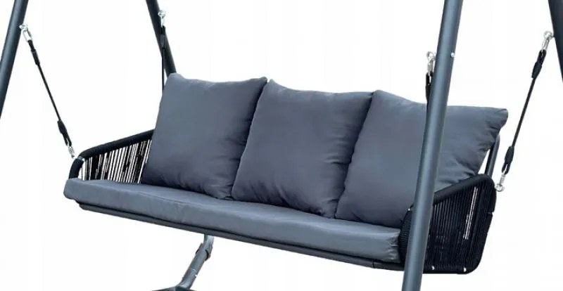 Záhradná hojdačka DUSTIN 180 cm antracit