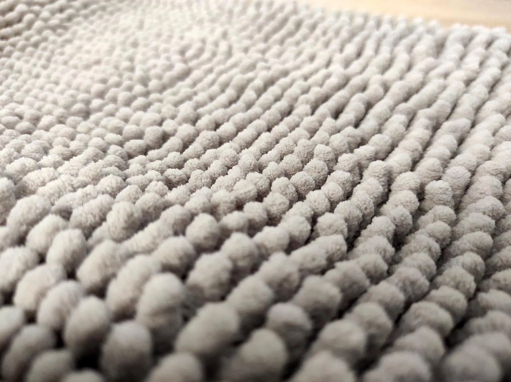 Kúpeľňová predložka LOOP - 50x80 cm - šedá