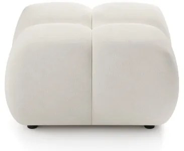 Čalúnený taburet ALMADA 72x72 cm béžový