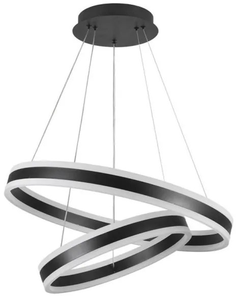 LED Stmievateľný luster na lanku LED/135W/230V 3000-6500K + diaľkové ovládanie