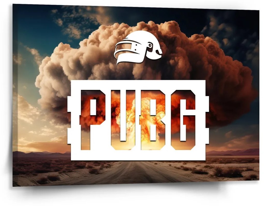 Sablio Obraz PUBG Explózia 1 - 150x110 cm