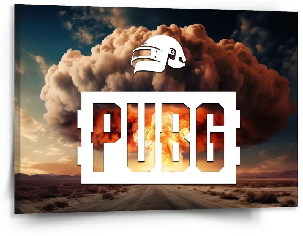 Sablio Obraz PUBG Explózia 1 - 150x110 cm