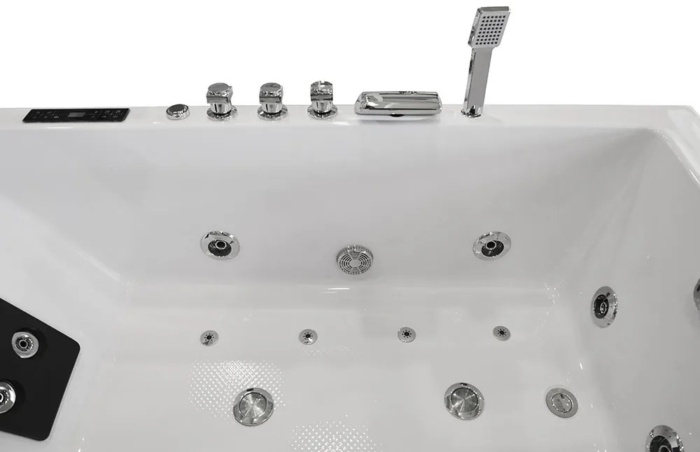 M-SPA - Kúpelňová vaňa 8007 s hydromasážou pre 1 osobu 180 x 90 x 59 cm