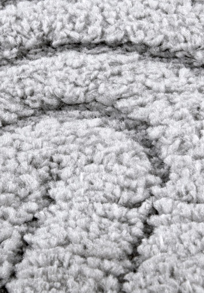 Kusový koberec New York 106205 Light Grey kruh, 200x200 (priemer) kruh, šedá, obývacia izba, ELLE Decoration