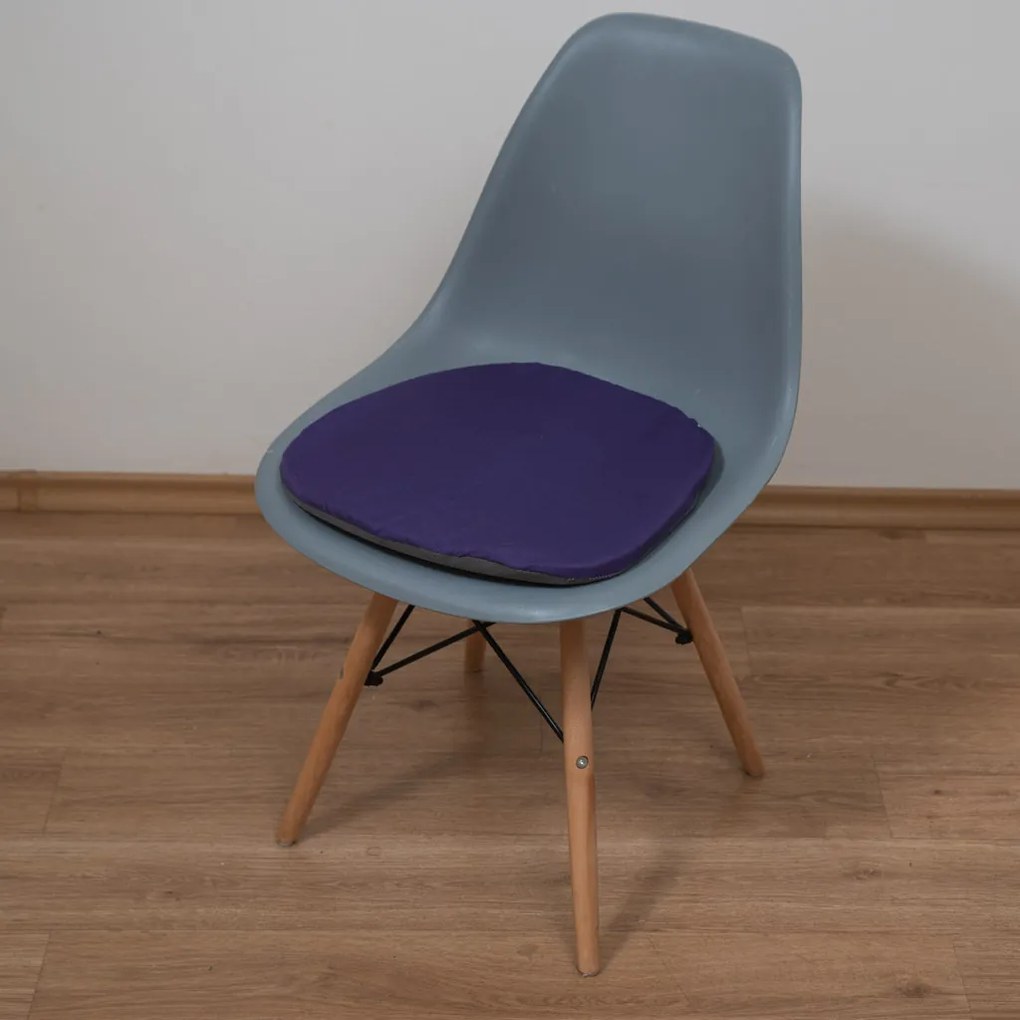 Podsedák na stoličku STANDARD tmavo fialový