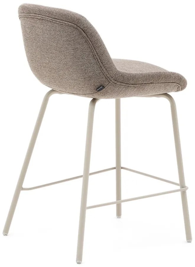 Barová stolička sivobéžová (výška sedadla 65 cm) Aimin – Kave Home