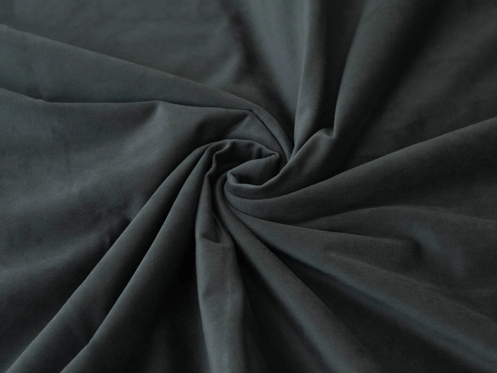 Zatemňovacie závesy Velvet tmavosivá – 140 × 250 cm (2 ks)