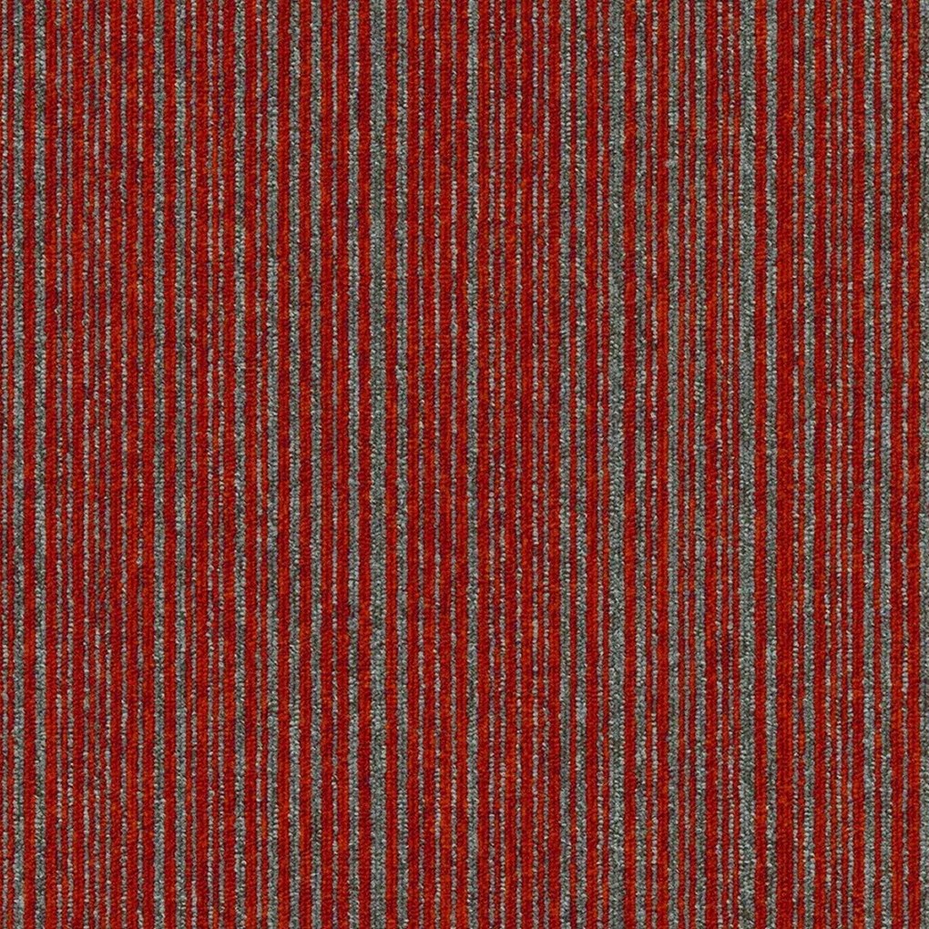 Tapibel, Kobercový štvorec Coral Lines 60380-50 červeno-šedý 50 x 50 cm, chodba / predsieň