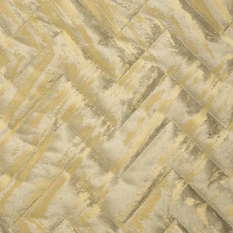 Dekorstudio Luxusný zamatový prehoz na posteľ NKJ-01 béžový so zlatou potlačou Rozmer prehozu (šírka x dĺžka): 220x240cm