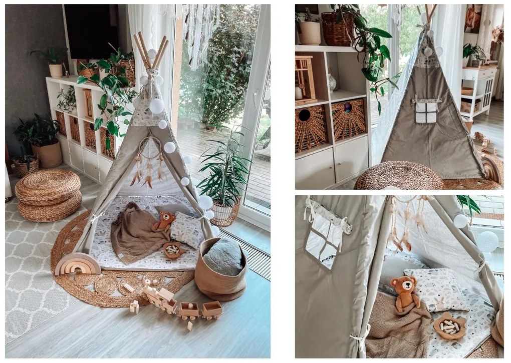 Detský stan TEEPEE, 105x140x105, zajac