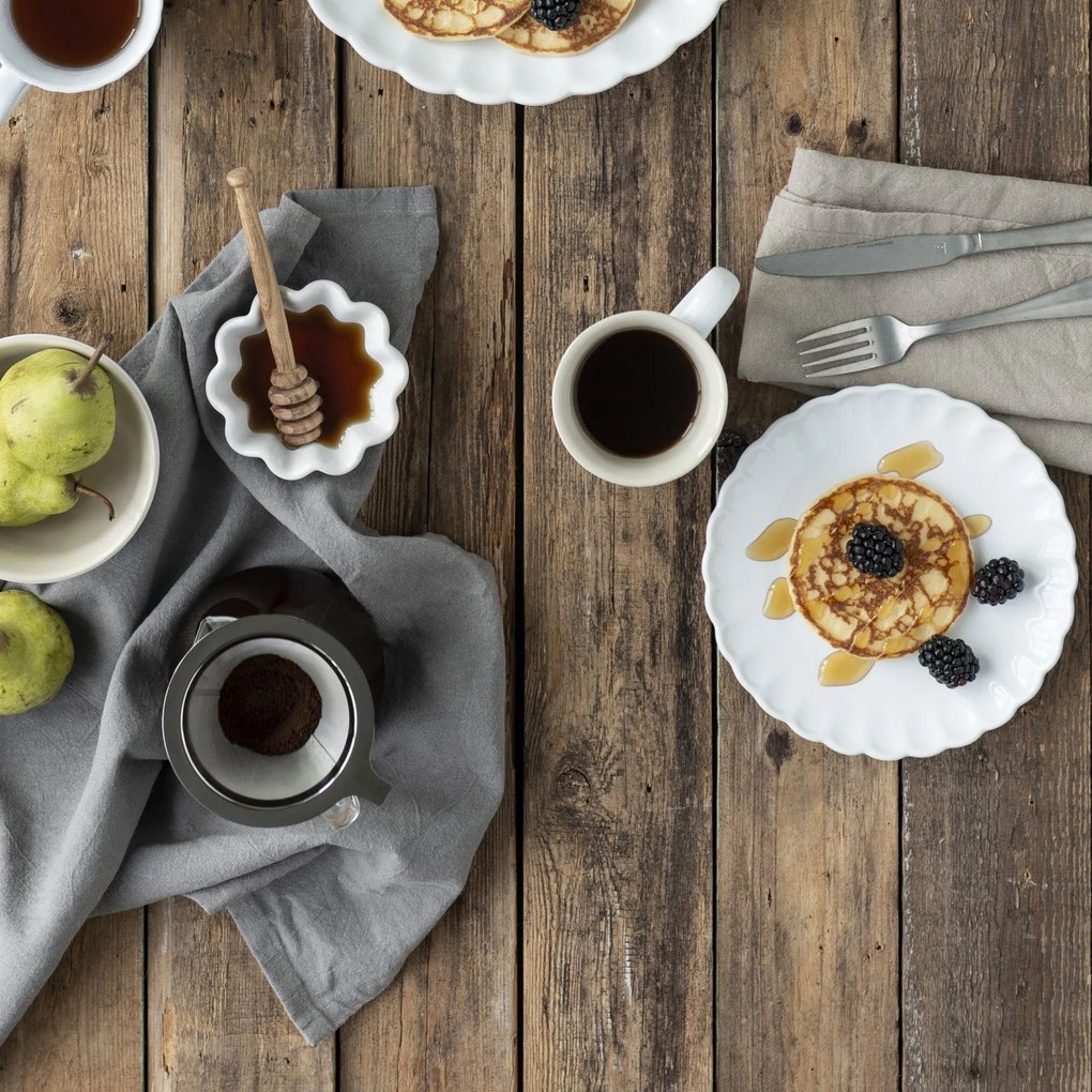 Ib Laursen Tanier keramika biely 19,5 x 2,2 cm 45274