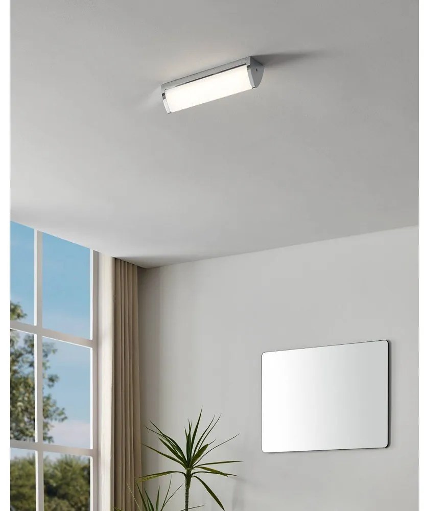 LED nástenné svietidlo v striebornej farbe GITA 2 – EGLO