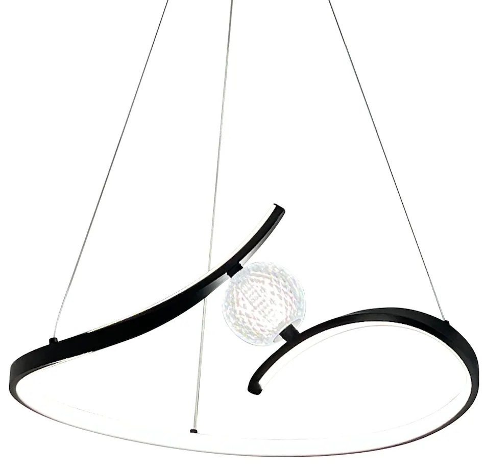 Závesné LED svietidlo Perla, 1x LED 34w, 4000k, b