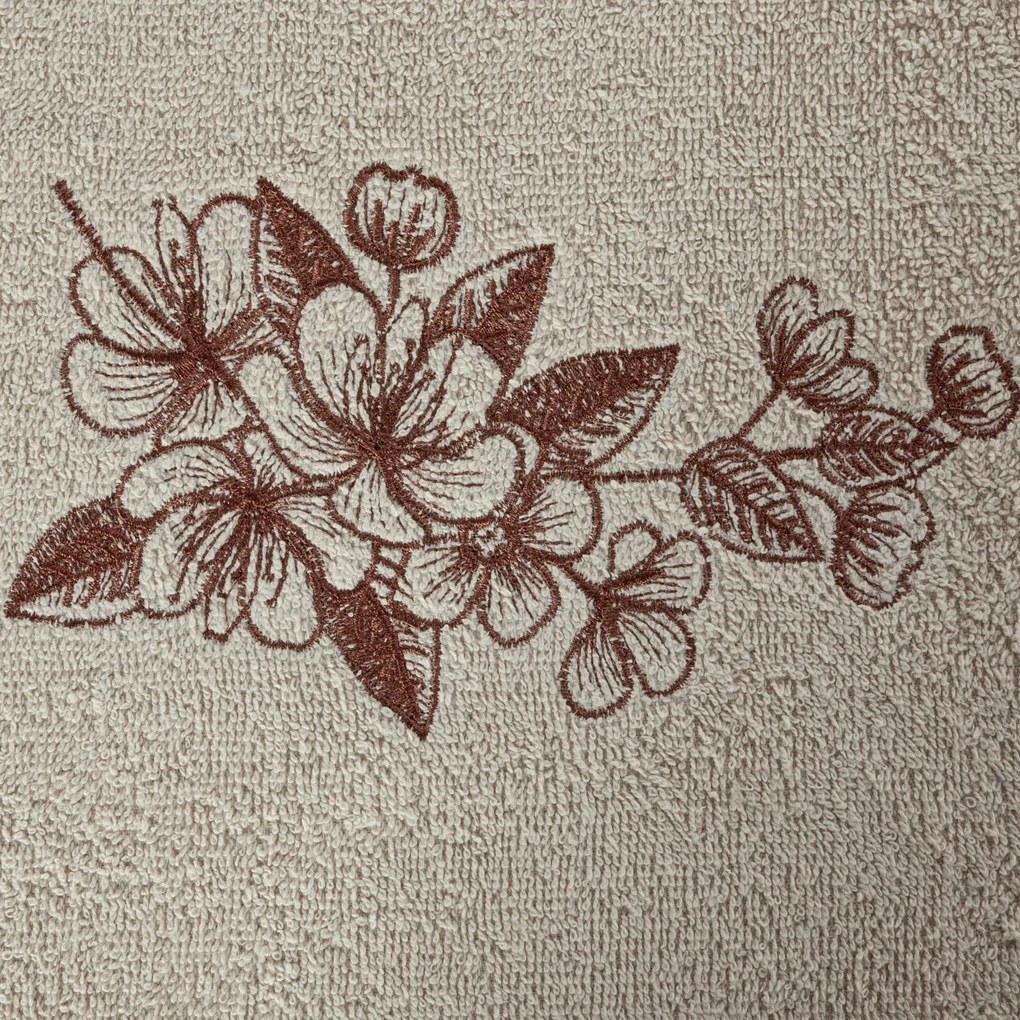 FROTÉ UTERÁK SOFIA SADA 1KS 30X50 CM, 1KS 50X90 CM, 1KS 70X140 CM BÉŽOVÁ