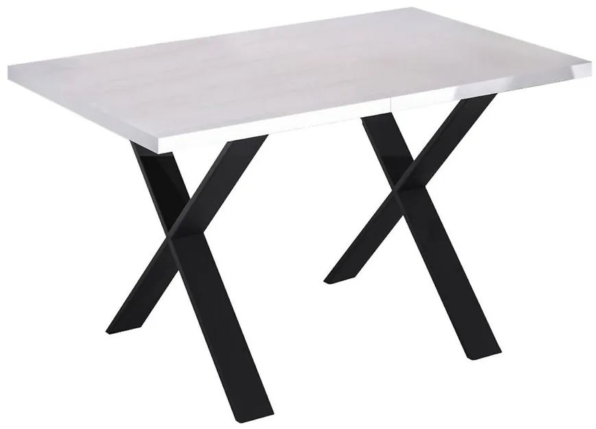 Jedálenský stôl X-210 Biely lesk