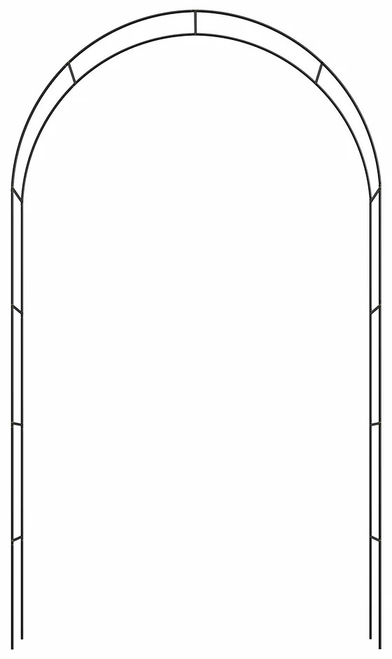 InternetovaZahrada Konštrukcia na popínavé rastliny - 240x140x37cm