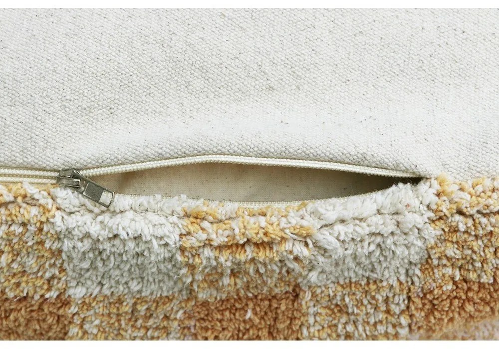 Okrovožltý detský puf Vichy Honey – Lorena Canals