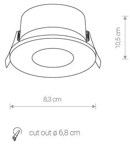 GOLF BLACK 8376, h10.5cm