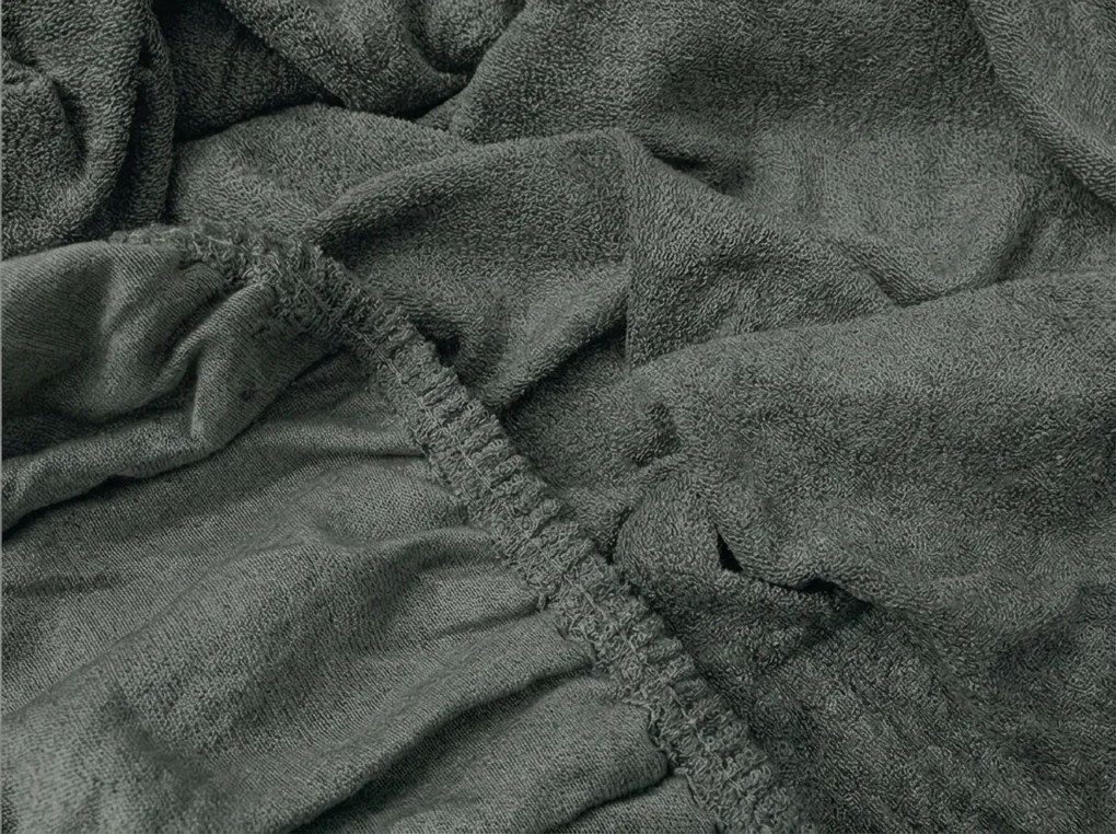 Froté plachta EXCLUSIVE zelenišedá 160x200 cm