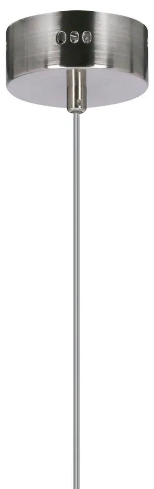 Modré LED závesné svietidlo so skleneným tienidlom ø 13 cm Fiuggi – Candellux Lighting