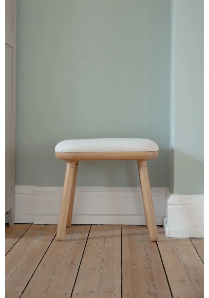 Stolička v bielo-prírodnej farbe Paff Tall – UMAGE