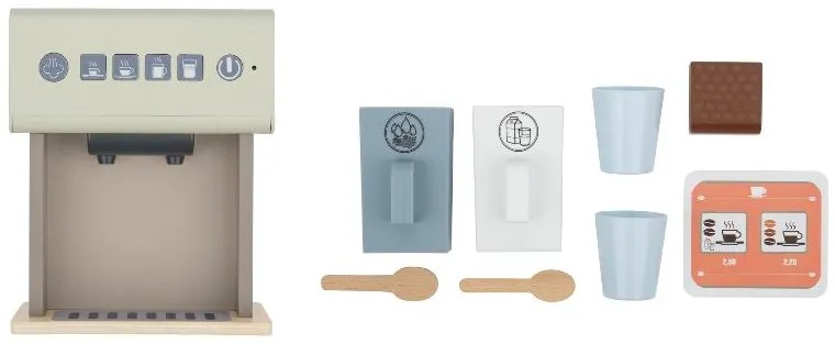 lupilu® Drevené kuchynské príslušenstvo na hranie (kávovar) (100394128)