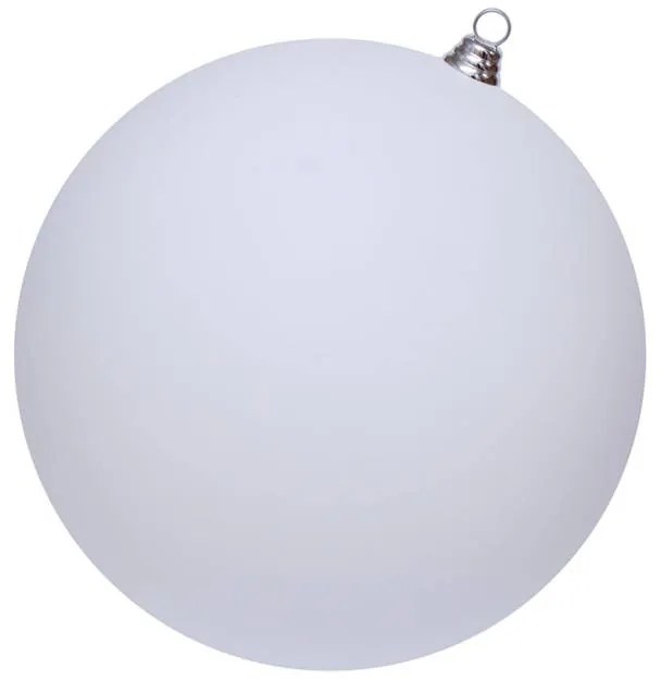 DECOLED Plastová guľa, 40 cm, biela, matná