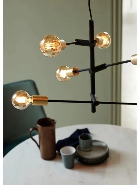 Nordlux - Závesný luster na lanku JOSEFINE 6xE27/25W/230V