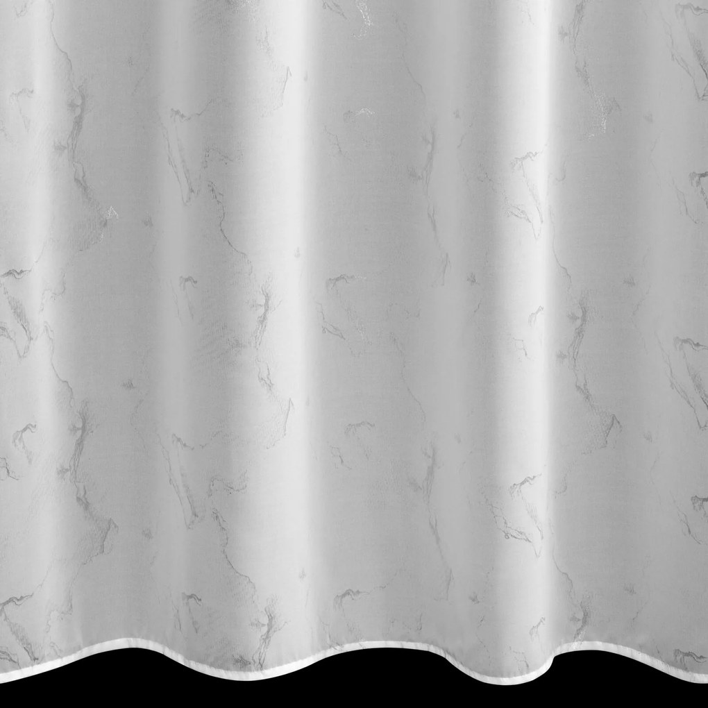 ZÁCLONA NA KRÚŽKOCH IVA 140X270 CM BIELA