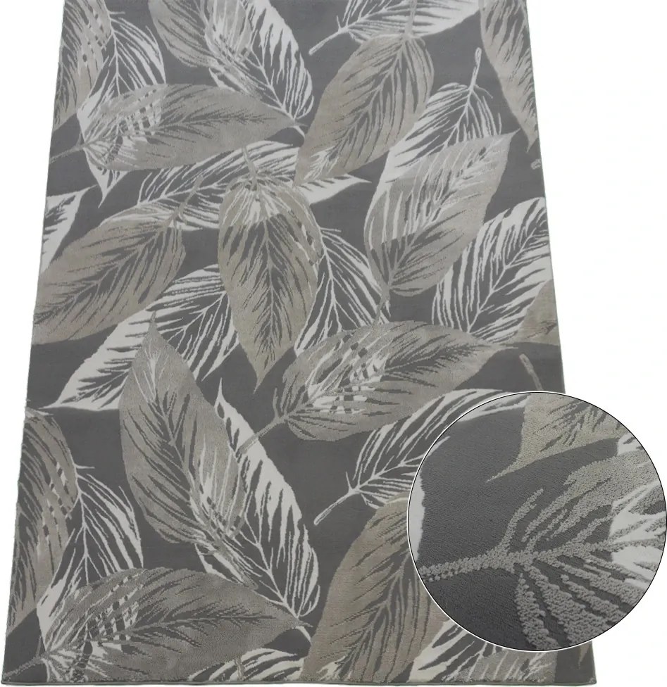 BE Koberec Zurich 1925 BEIGE GREY – sivý obdĺžnikový Rozmer: 200x290 cm