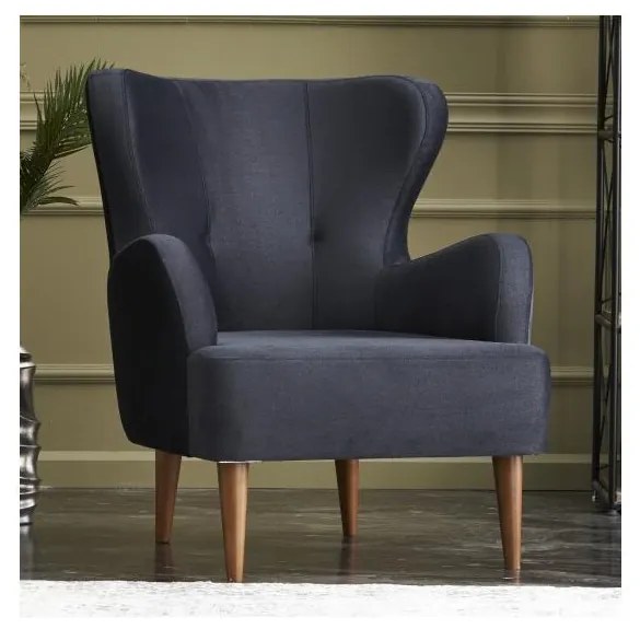 Kreslo ušiak NEKO antracit