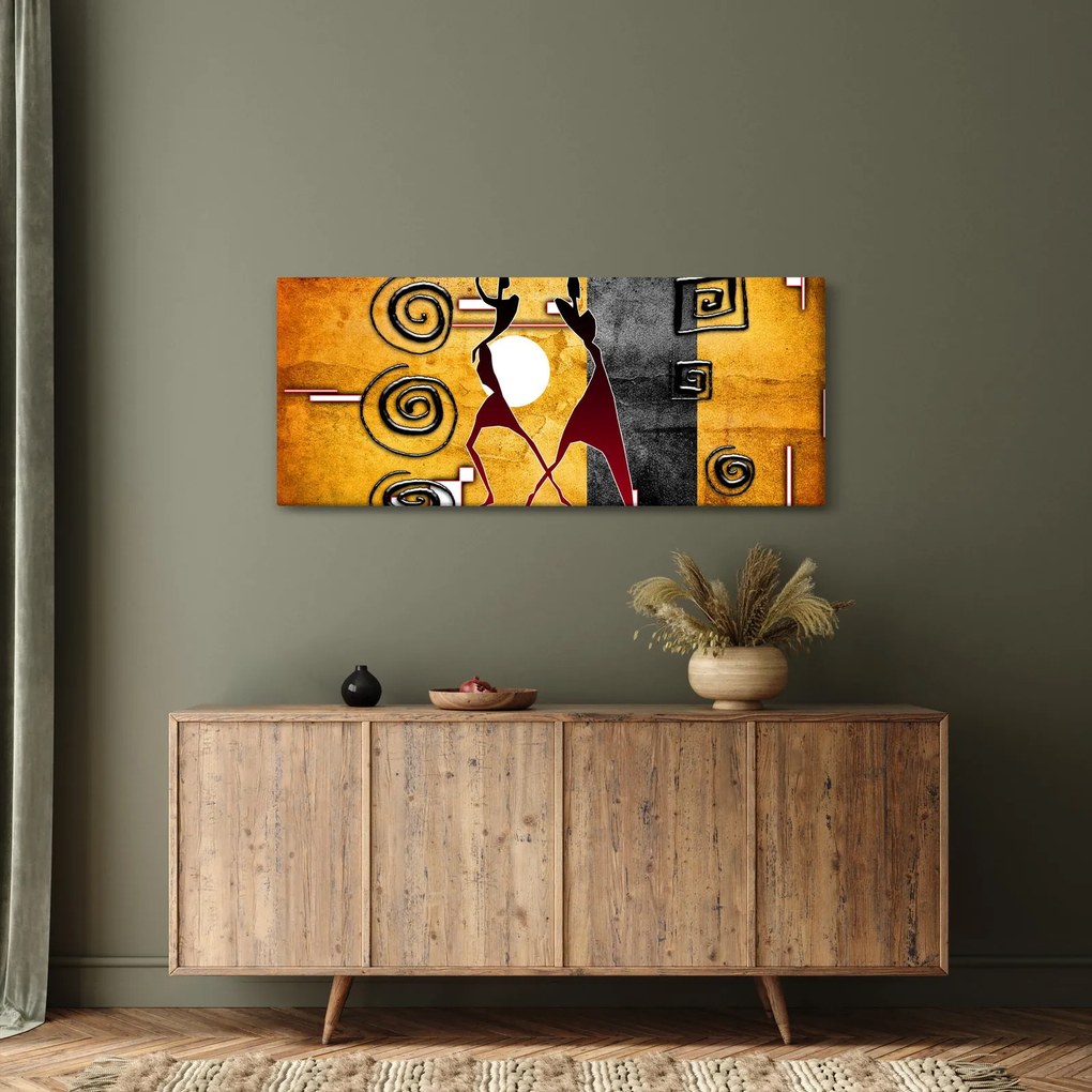 Obraz - Staroveká maľba (120x50 cm)
