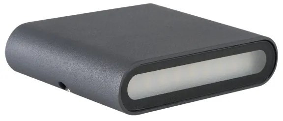 LED Vonkajšie nástenné svietidlo GARTO LED/8W/230V grafit