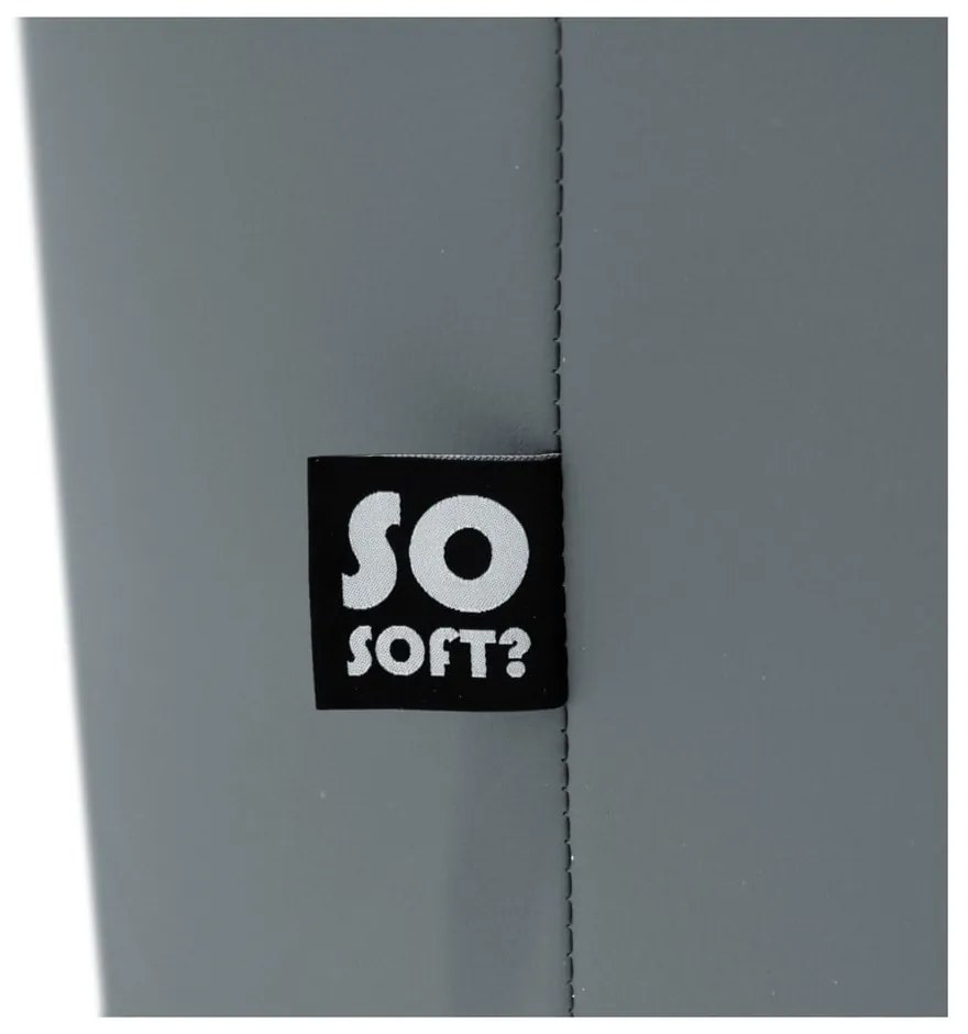 Tmavomodrý detský sedací vak z imitácie kože Round M – So Soft?