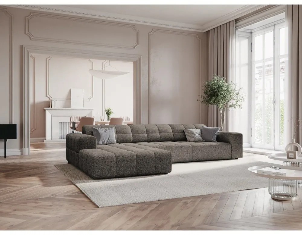 Tmavosivá rohová pohovka (ľavý roh) Chicago – Cosmopolitan Design
