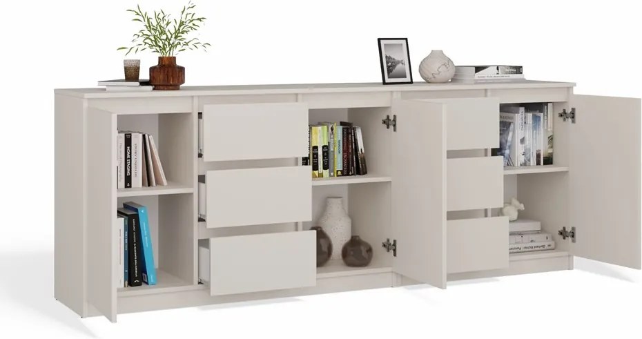 Sada 2ks komod Costa 200 cm kašmír