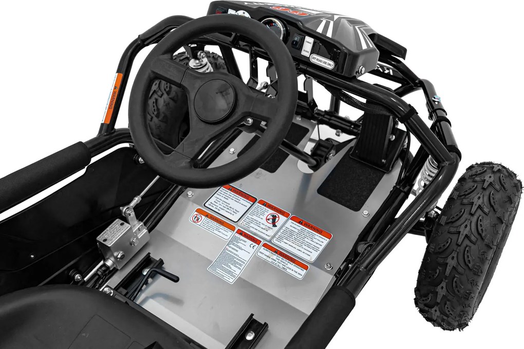 Ramiz Elektrická motokára MAIGHTY Čierna