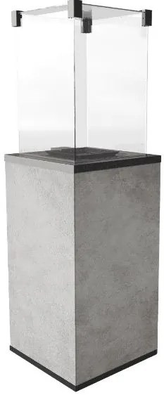 Panelový ohrievač na terasu Oxide Grigio