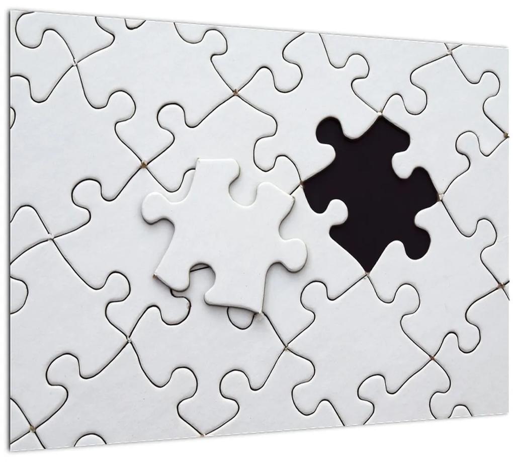 Sklenený obraz puzzle (70x50 cm)