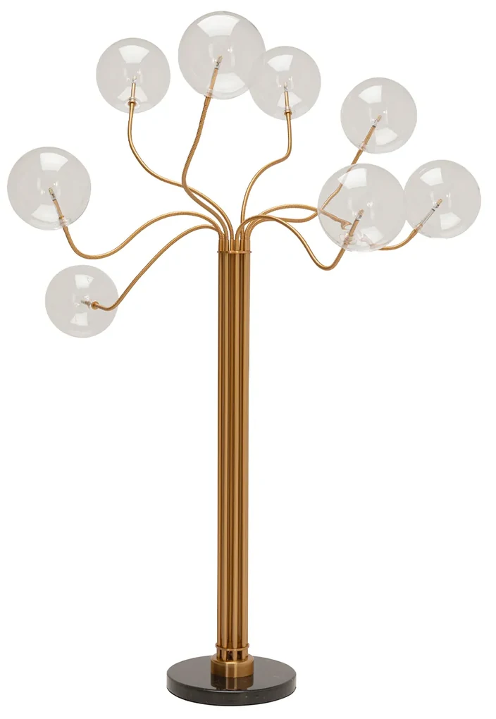 Future View stojacia lampa zlatá 170 cm
