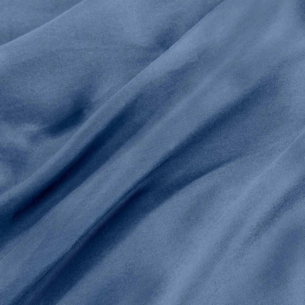 SATÉNOVÉ OBLIEČKY SATYNLOVE CLASSIC 180X200 CM, 2KS 70X80 CM MODRÉ