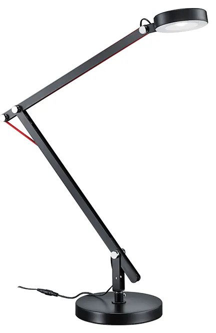 Moderná stolová lampa čierna vrátane LED - Etienne