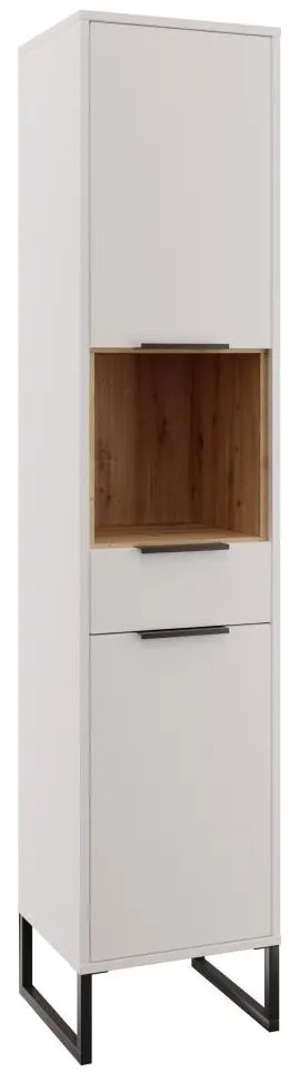 Skrinka Cubin 01 (biela + dub artisan). Vlastná spoľahlivá doprava až k Vám domov. 1119510