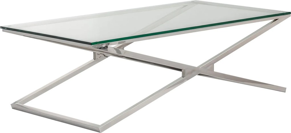 Lavička Flavio silver 130 x 70 x 41 cm