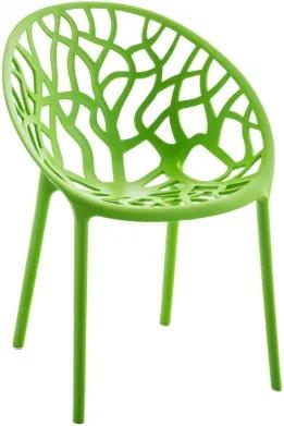 TREE DESIGN stolička Zelená