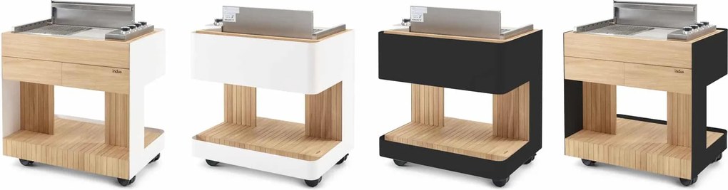 Indu+ Intas vonkajšia kuchyňa čierna